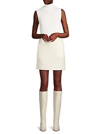 Addison Wool-Blend Miniskirt