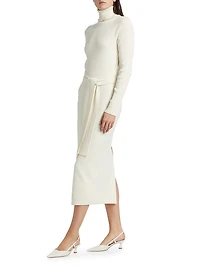 Piper Rib-Knit Sleeveless Midi-Dress