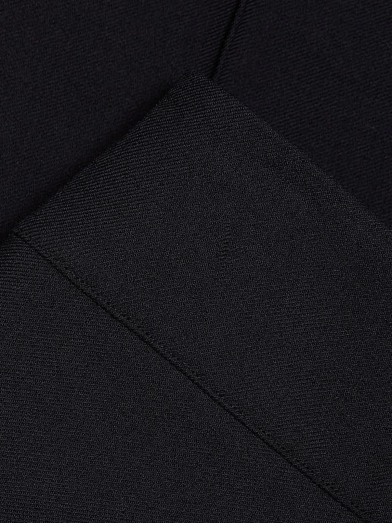 Lace-Up Cotton-Blend Trousers