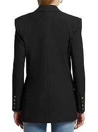 Double-Breasted Boxy Blazer