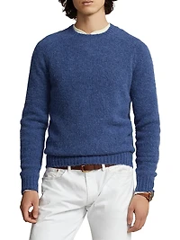 Wool & Alpaca-Blend Crewneck Sweater