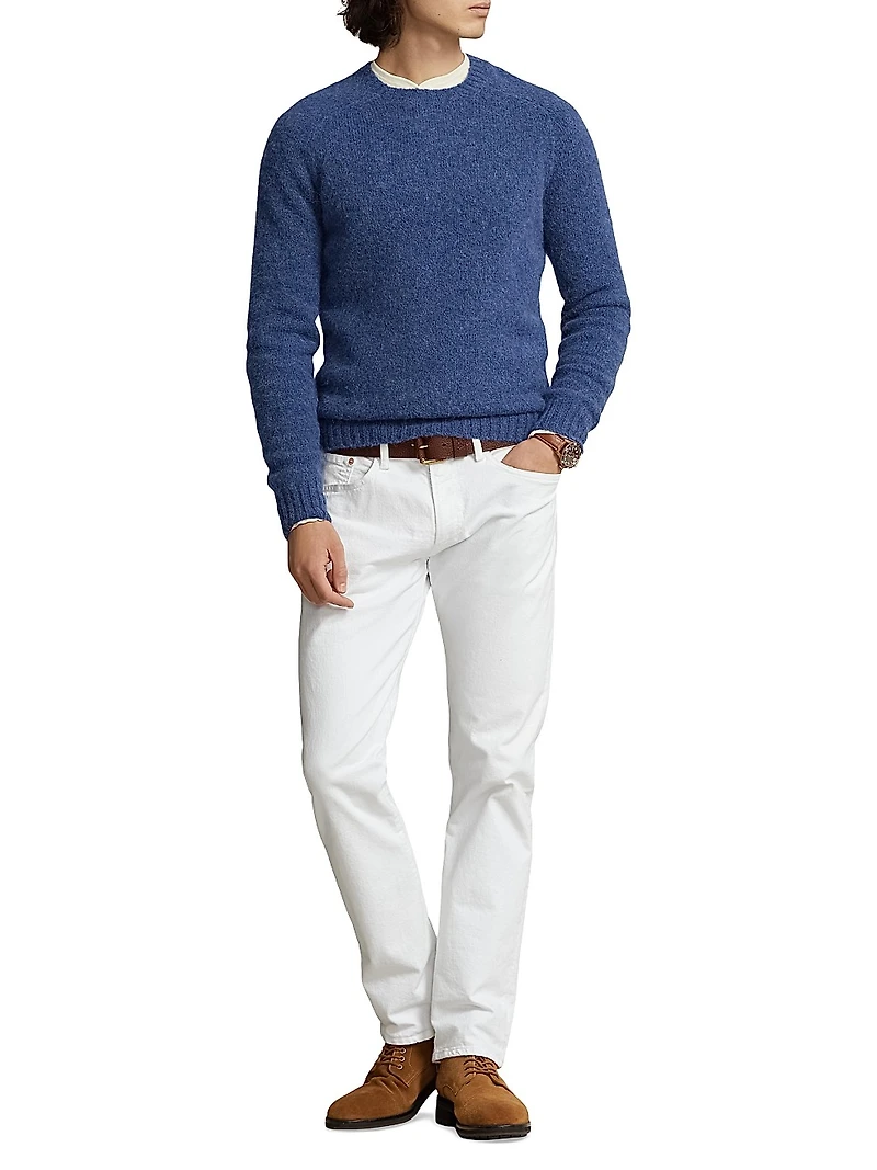 Wool & Alpaca-Blend Crewneck Sweater