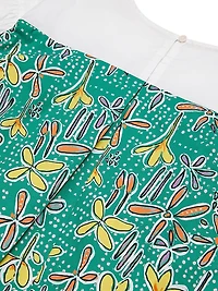 Little Girl's & Girl's Floral Layered Top