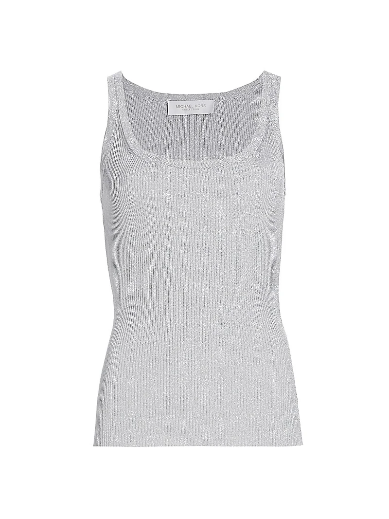 Glittery Ribbed Tank