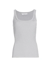 Glittery Ribbed Tank