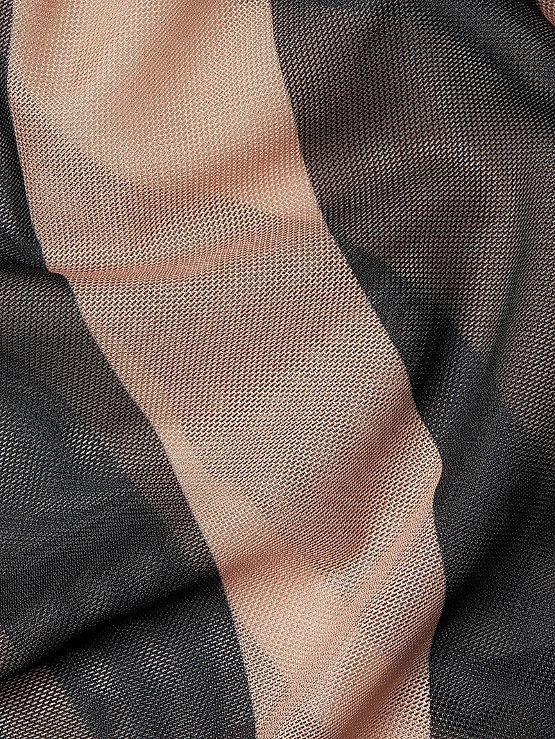 Zebra Mesh Minidress