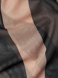 Zebra Mesh Minidress