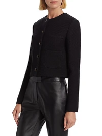Bernadette Wool-Blend Tweed Jacket