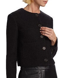 Bernadette Wool-Blend Tweed Jacket