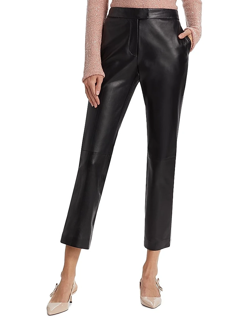 Todd Leather Pants