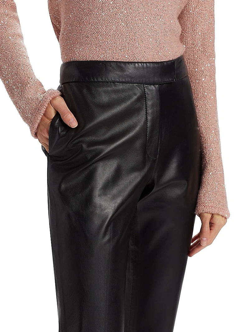 Todd Leather Pants