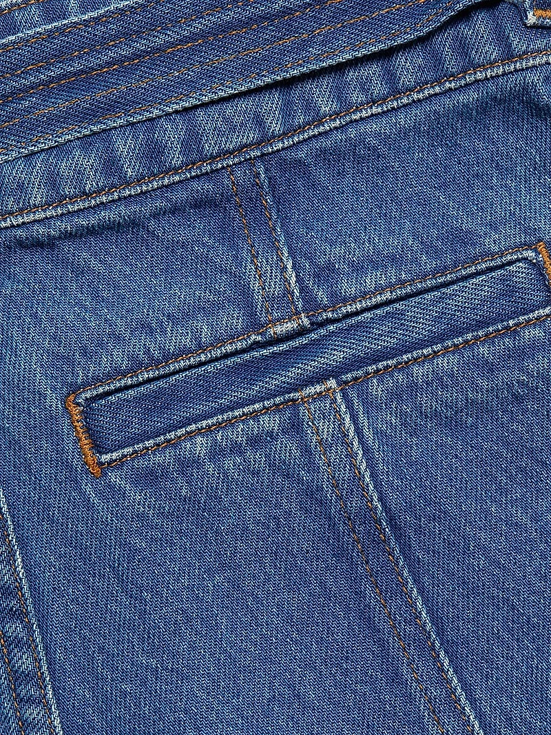 Raye Denim Utility Shorts