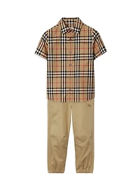 Little Boy's & Cotton Twill Trousers