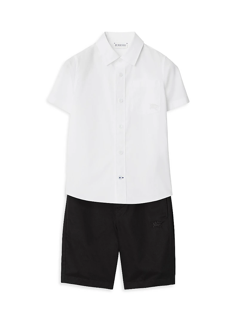 Little Boy's & Short-Sleeve Shirt