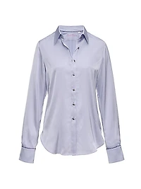 Gabriela Silk-Blend Charmeuse Shirt