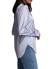 Gabriela Silk-Blend Charmeuse Shirt