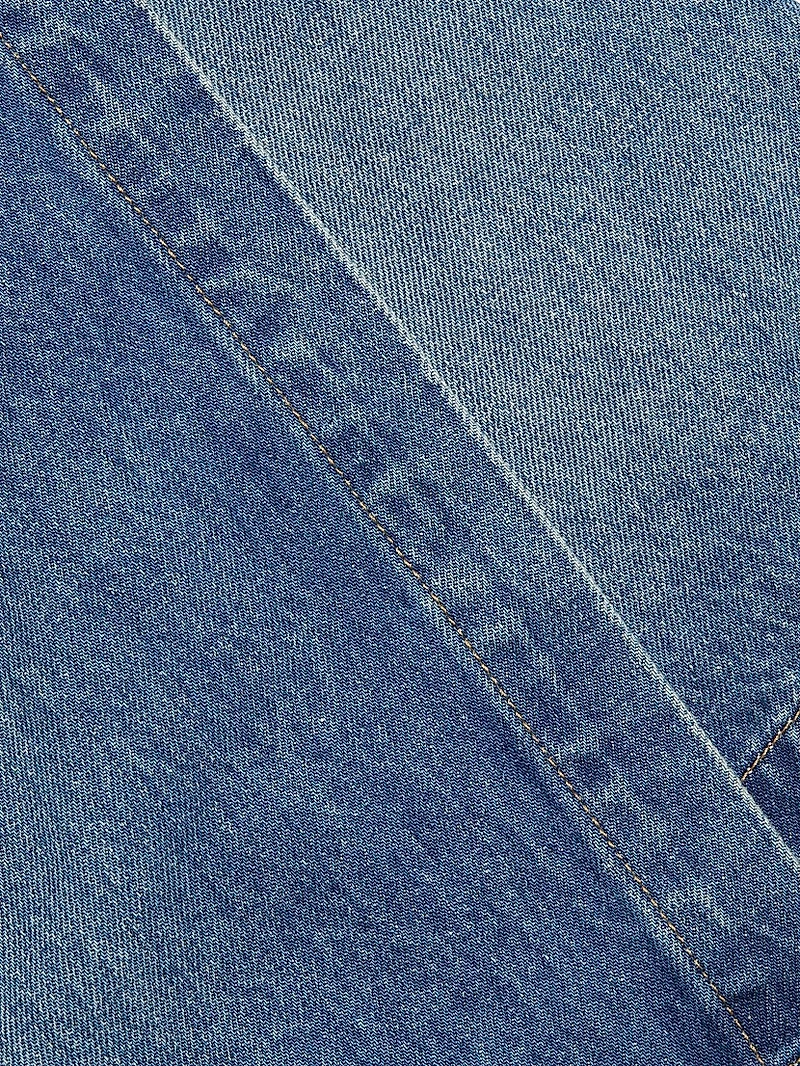 Ana Denim Asymmetric Miniskirt