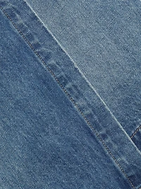 Ana Denim Asymmetric Miniskirt