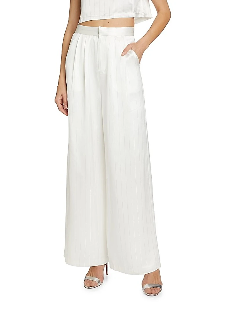 Hester Metallic Stripe Pants