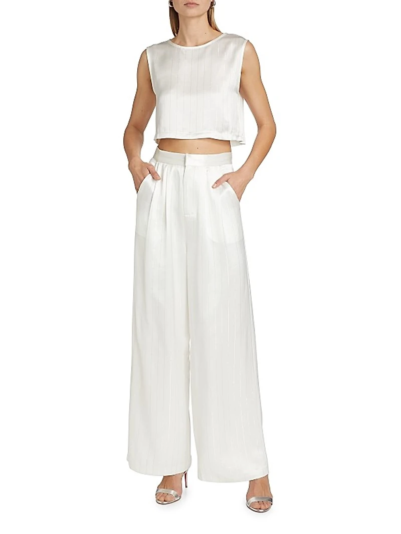 Hester Metallic Stripe Pants