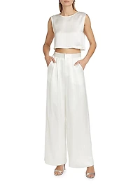 Hester Metallic Stripe Pants