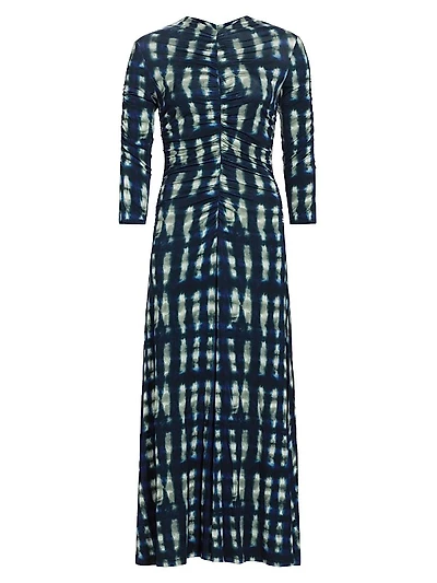 Natalee Tie-Dye Midi-Dress