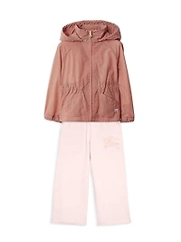 Baby Girl's, Little Girl's & Girl's Lightweight Hooded Jacket