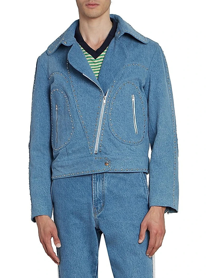 Studded Denim Jacket