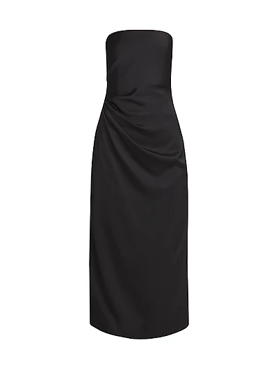 Harriet Strapless Midi-Dress