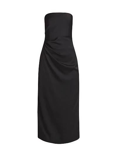 Harriet Strapless Midi-Dress