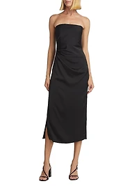 Harriet Strapless Midi-Dress