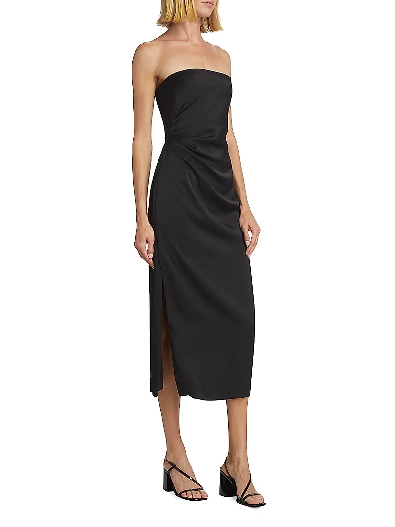 Harriet Strapless Midi-Dress