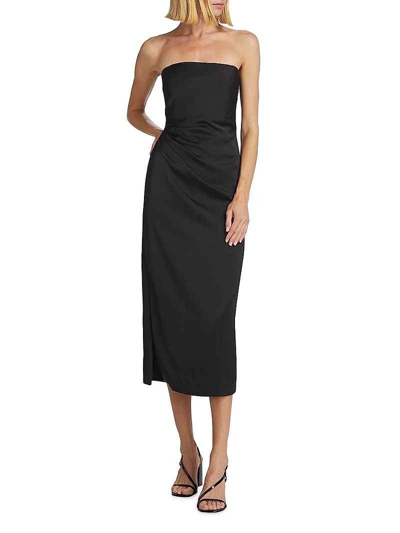 Harriet Strapless Midi-Dress