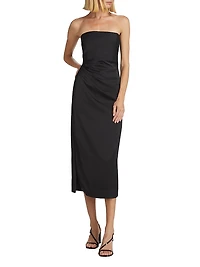 Harriet Strapless Midi-Dress