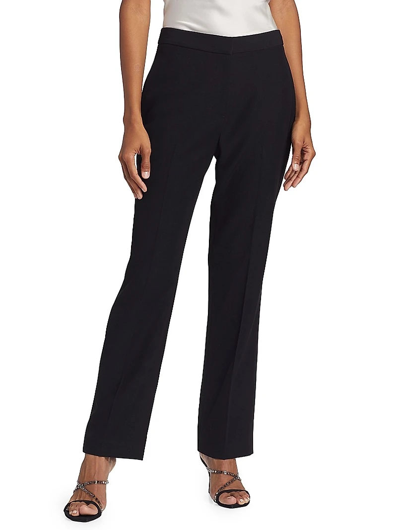 Sylvie Straight-Leg Trousers