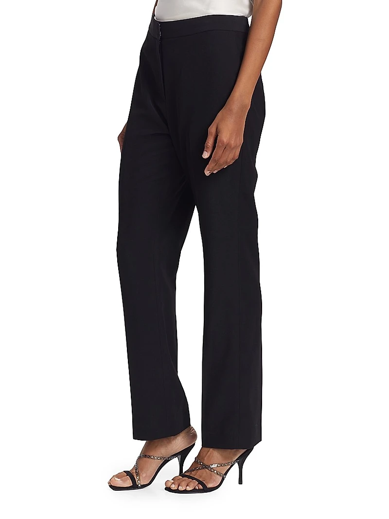 Sylvie Straight-Leg Trousers