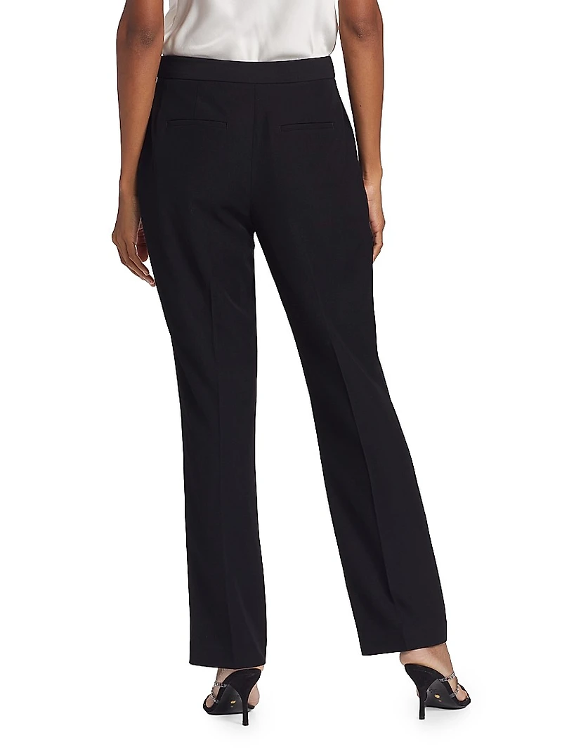 Sylvie Straight-Leg Trousers