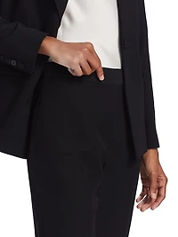 Sylvie Straight-Leg Trousers