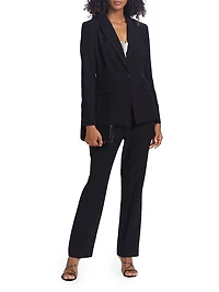 Sylvie Straight-Leg Trousers