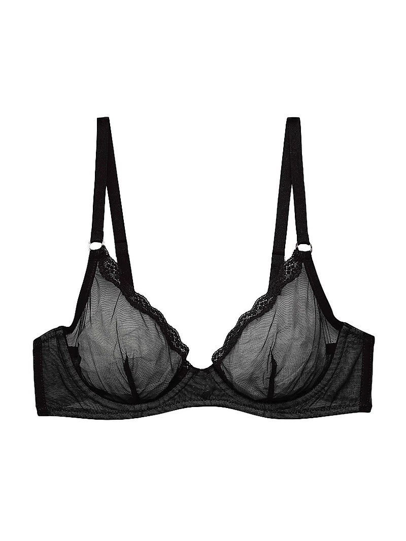 Sheer Tulle Demi Bra