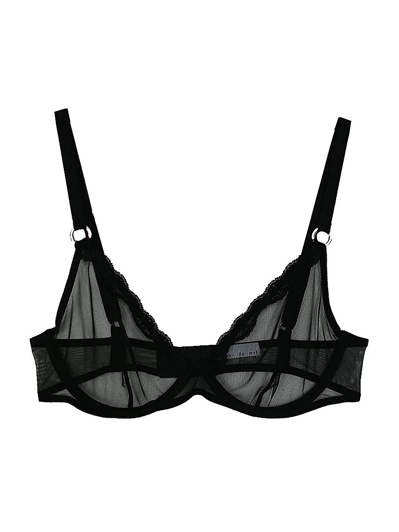 Sheer Tulle Demi Bra