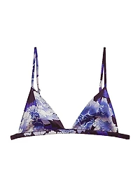 Luxe Silk-Blend Triangle Bra