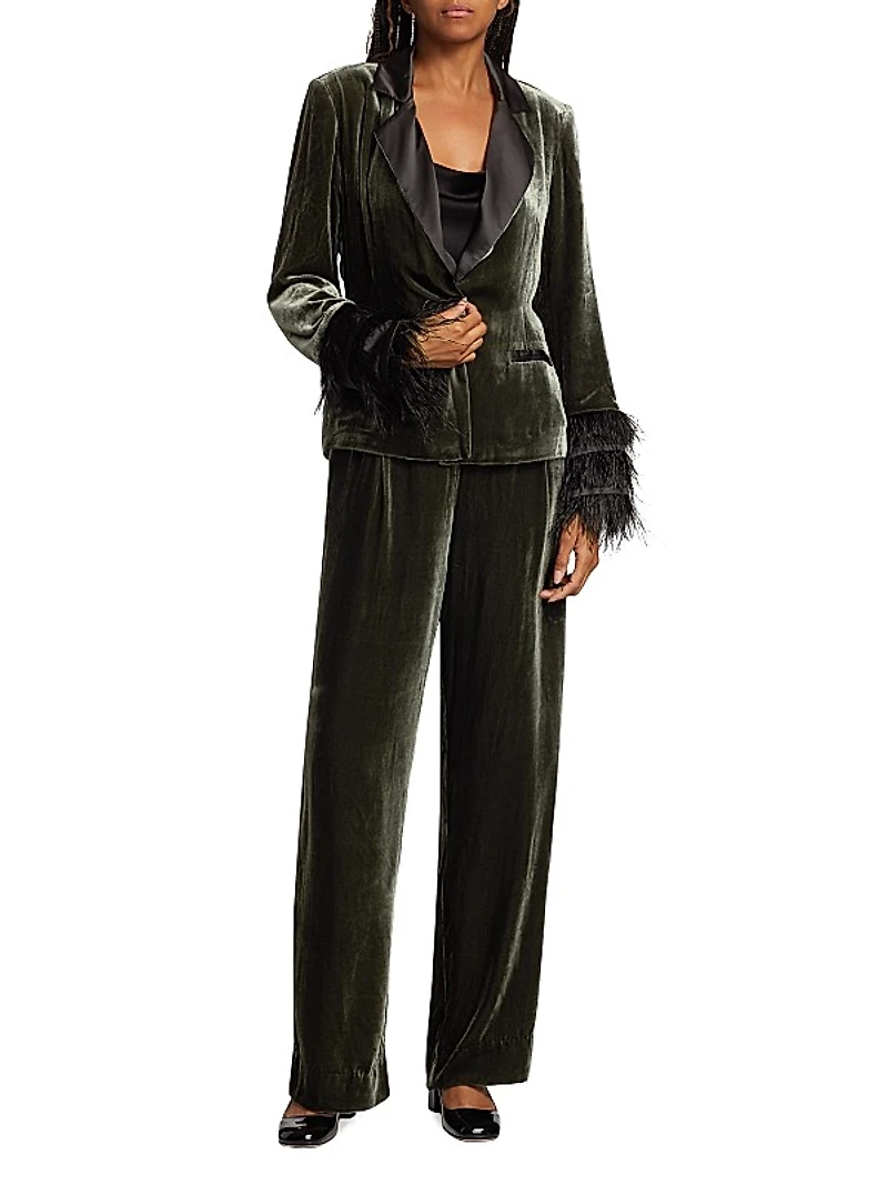 Ashlyn Velvet Pant