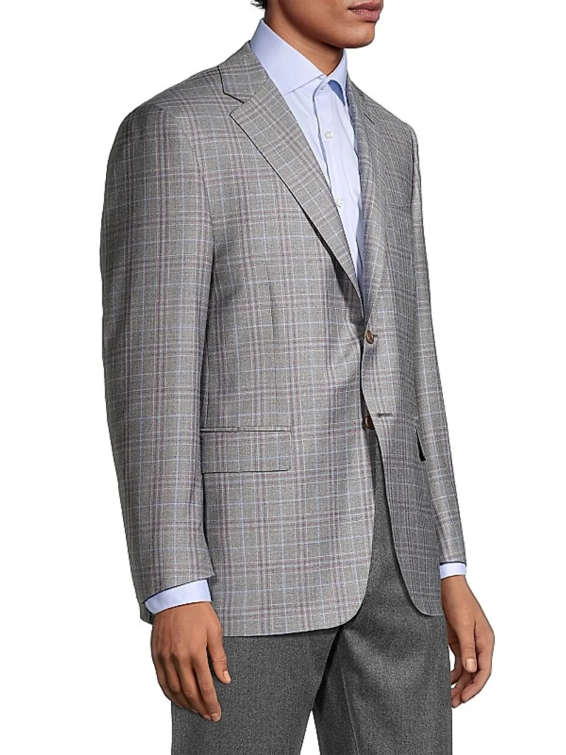 Siena Plaid Wool Sportcoat