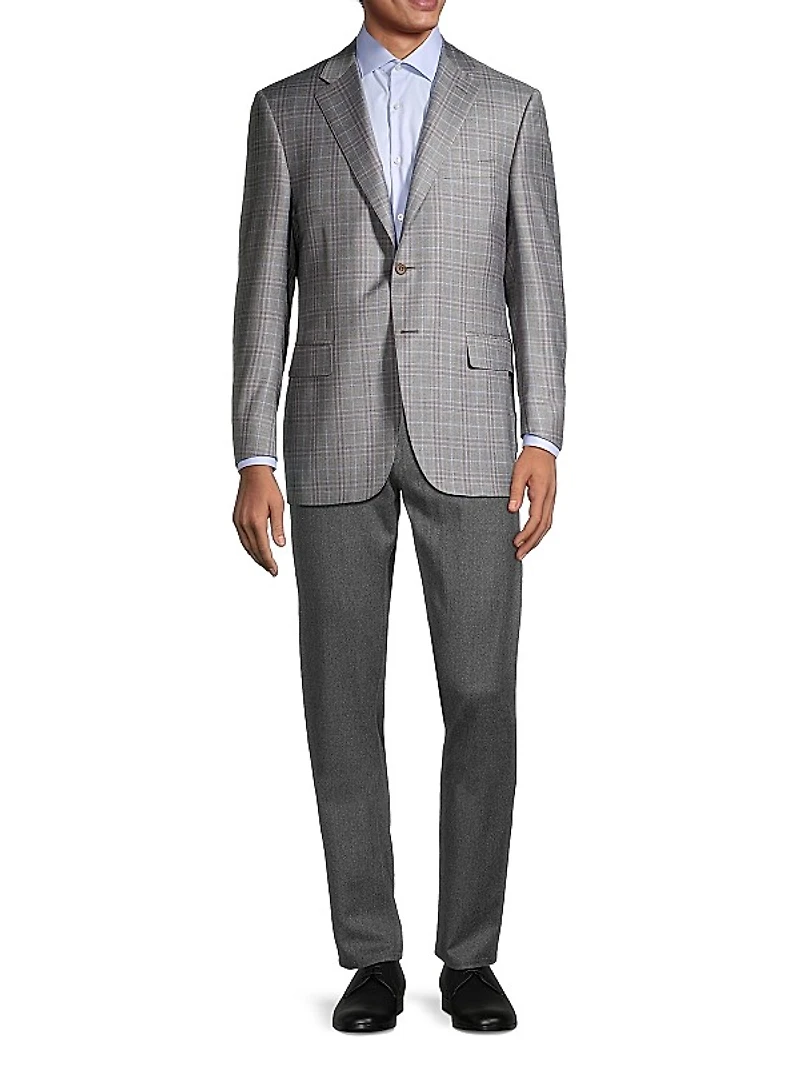 Siena Plaid Wool Sportcoat