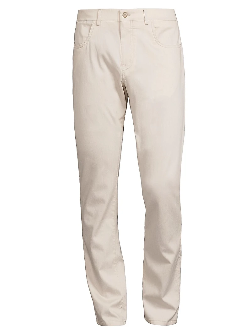 Stretch Five-Pocket Trousers