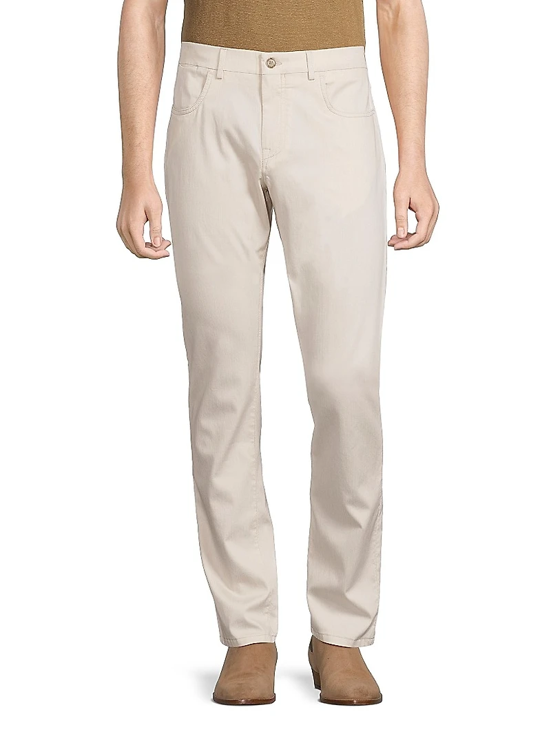 Stretch Five-Pocket Trousers