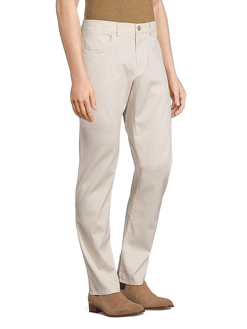 Stretch Five-Pocket Trousers