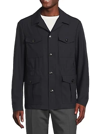 Impeccable Wool Safari Jacket