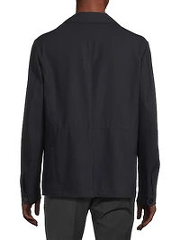 Impeccable Wool Safari Jacket